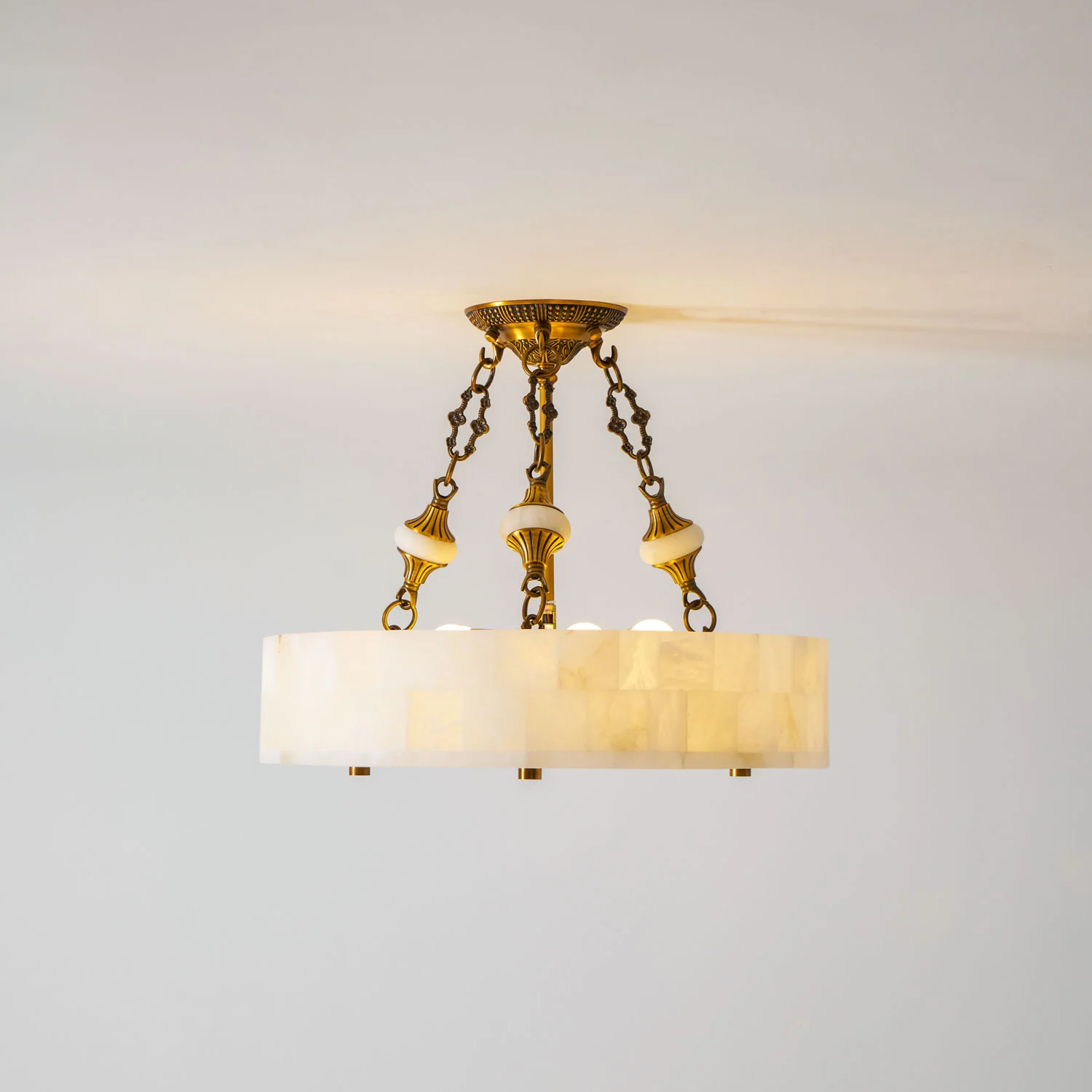 Torezy Flat Albasten Plafondlamp