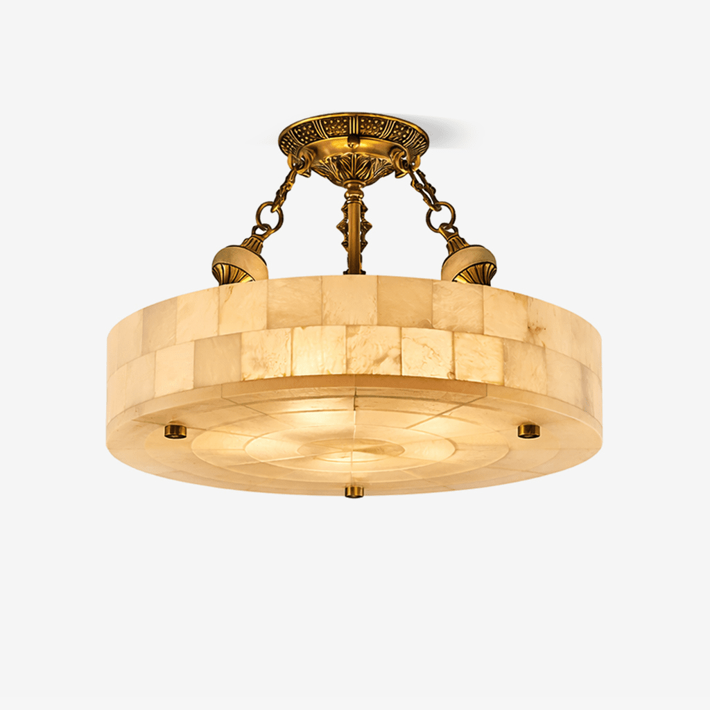 Torezy Flat Albasten Plafondlamp