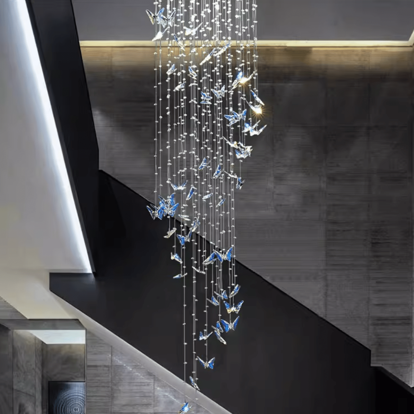 Kristallen Vlinders Hanglamp