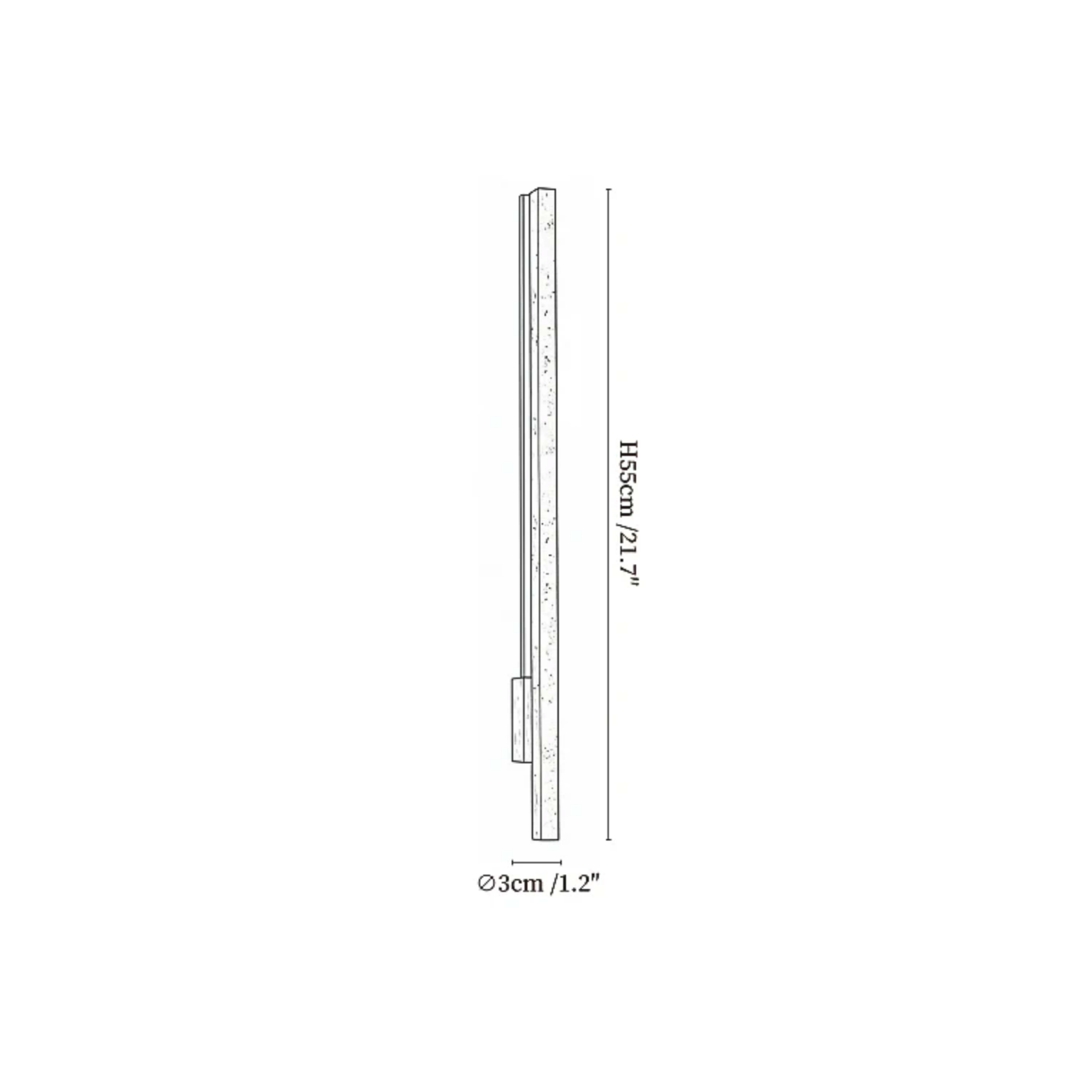 Melicon Natuursteen Wandlamp