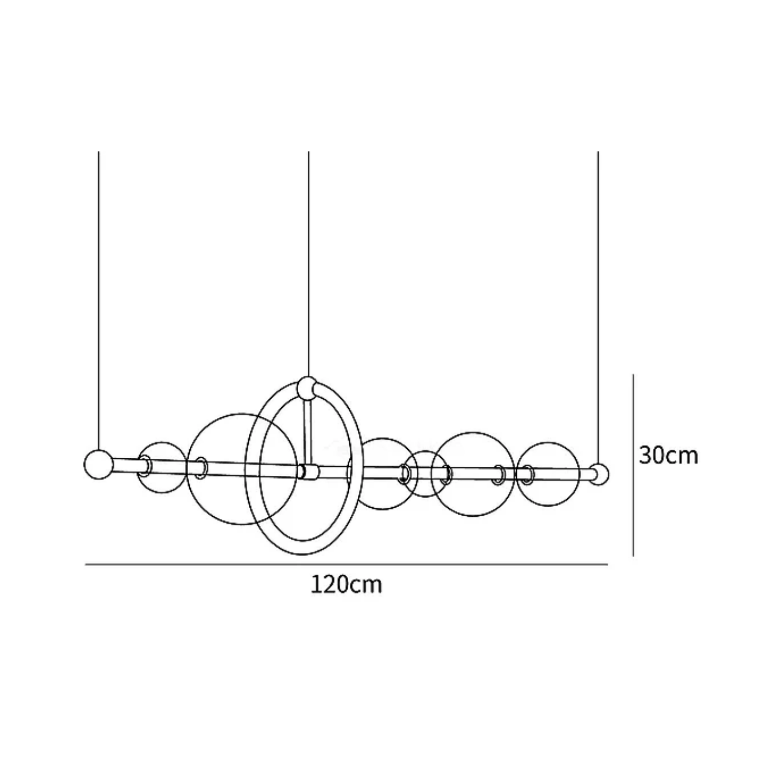 Pupelzo Lineaire Hanglamp