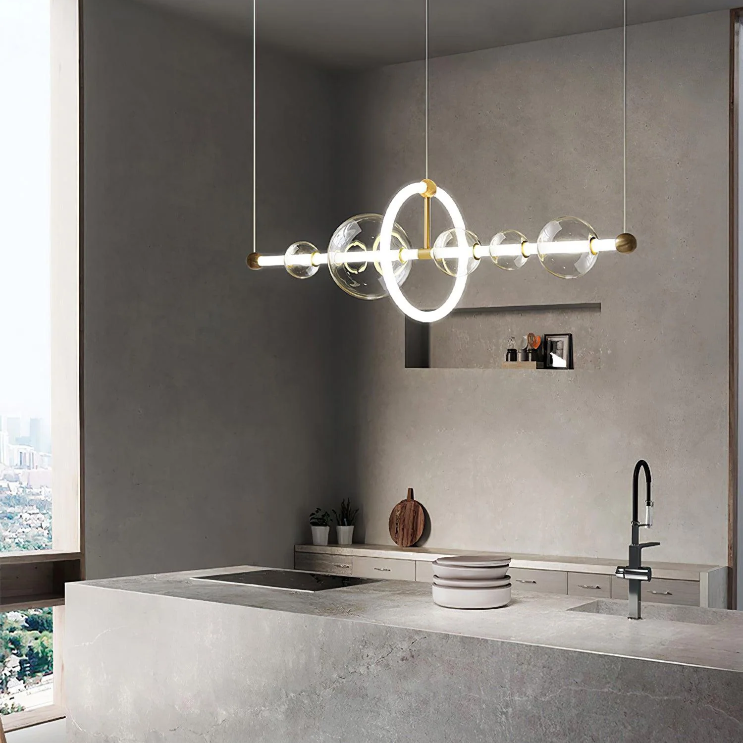 Pupelzo Lineaire Hanglamp