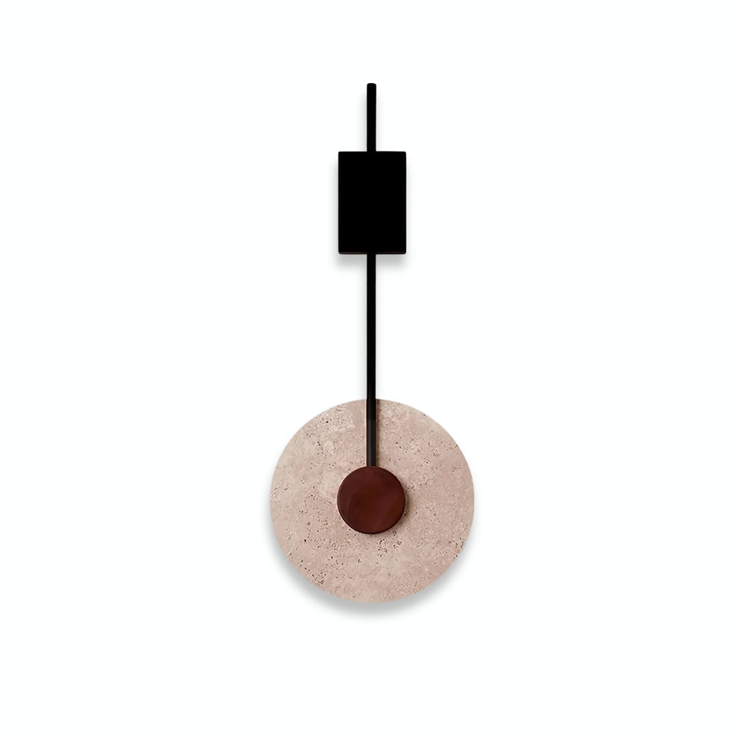 Feo Disc Travertijnen Wandlamp