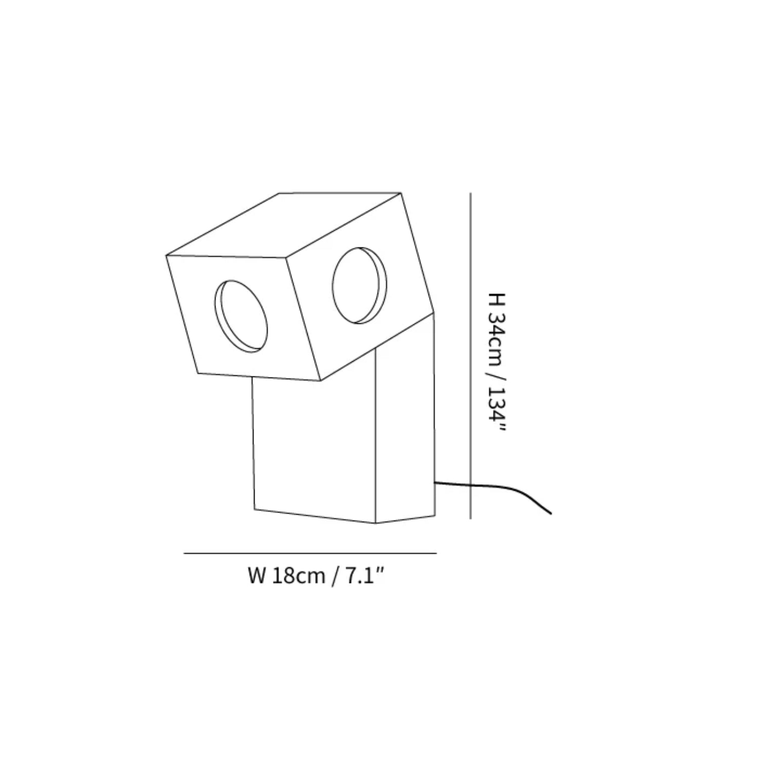 Robo Blok Tafellamp