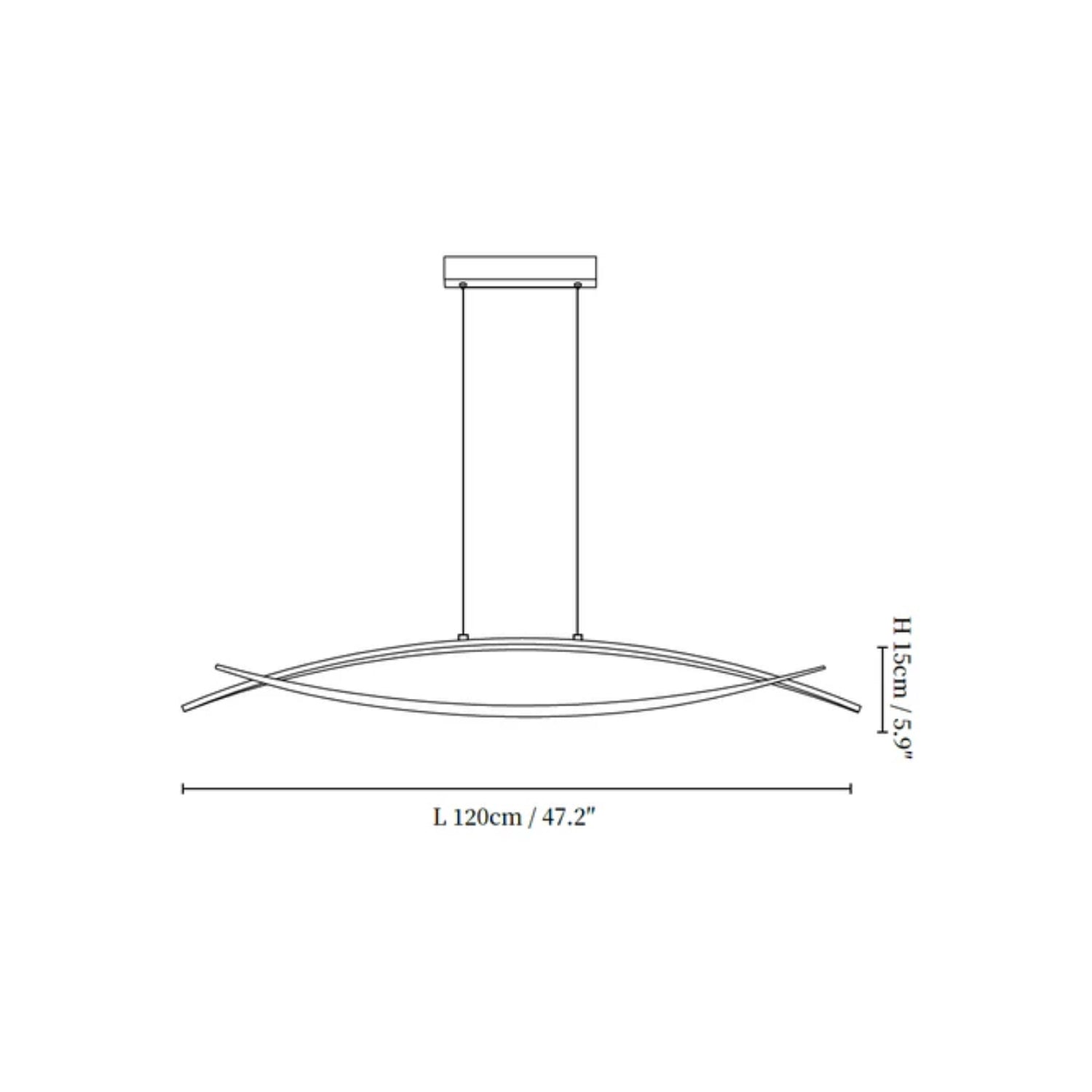 Cae Boogdesign Hanglamp