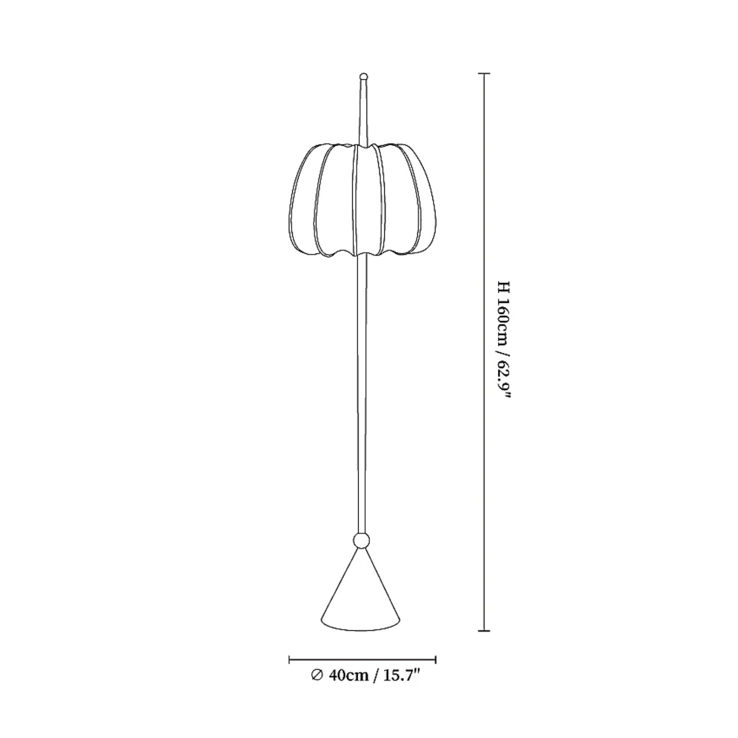 Melifoma Vloerlamp