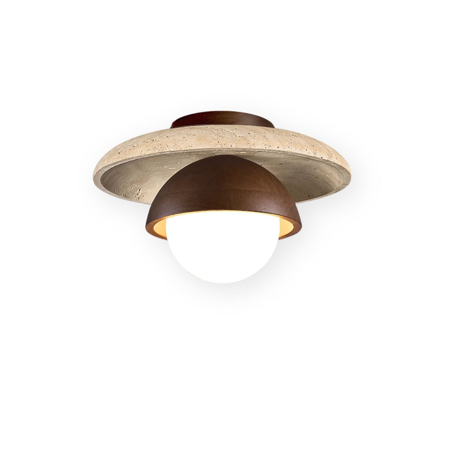 Menosa Travertijnen Plafondlamp