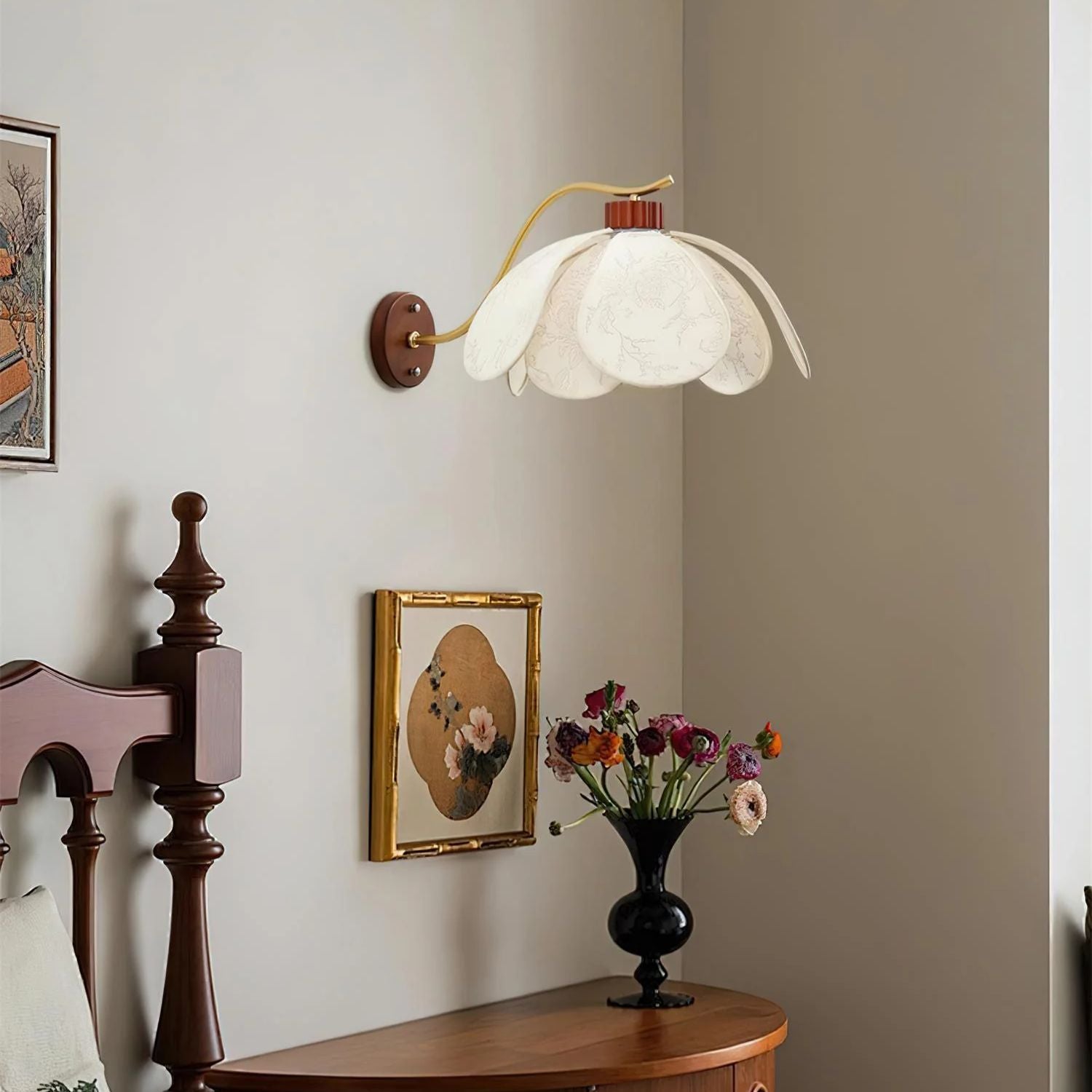 Dolenna Flower Wandlamp