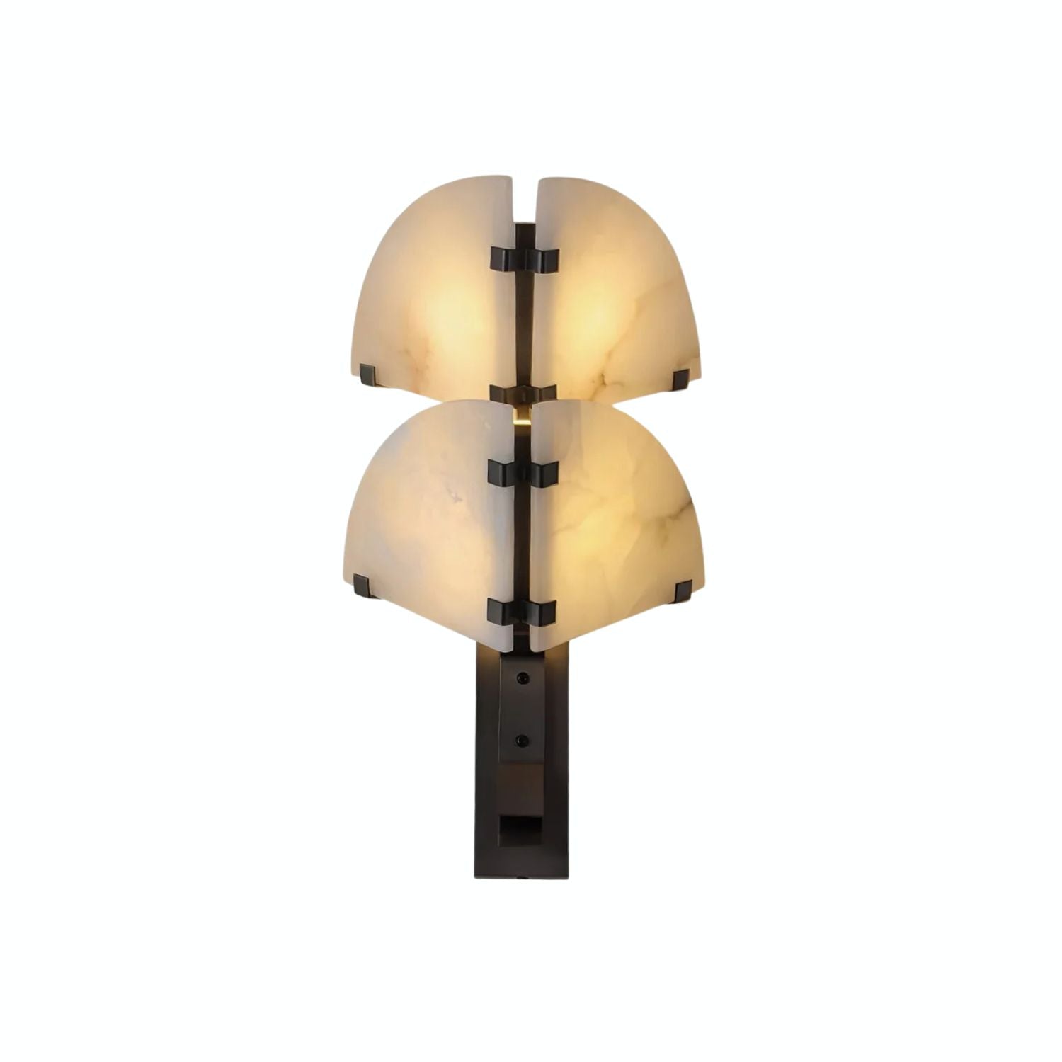 Domes Albasten Wandlamp