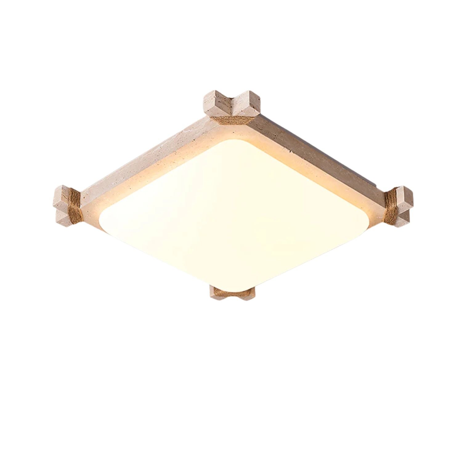 Xelan Travertijnen Plafondlamp
