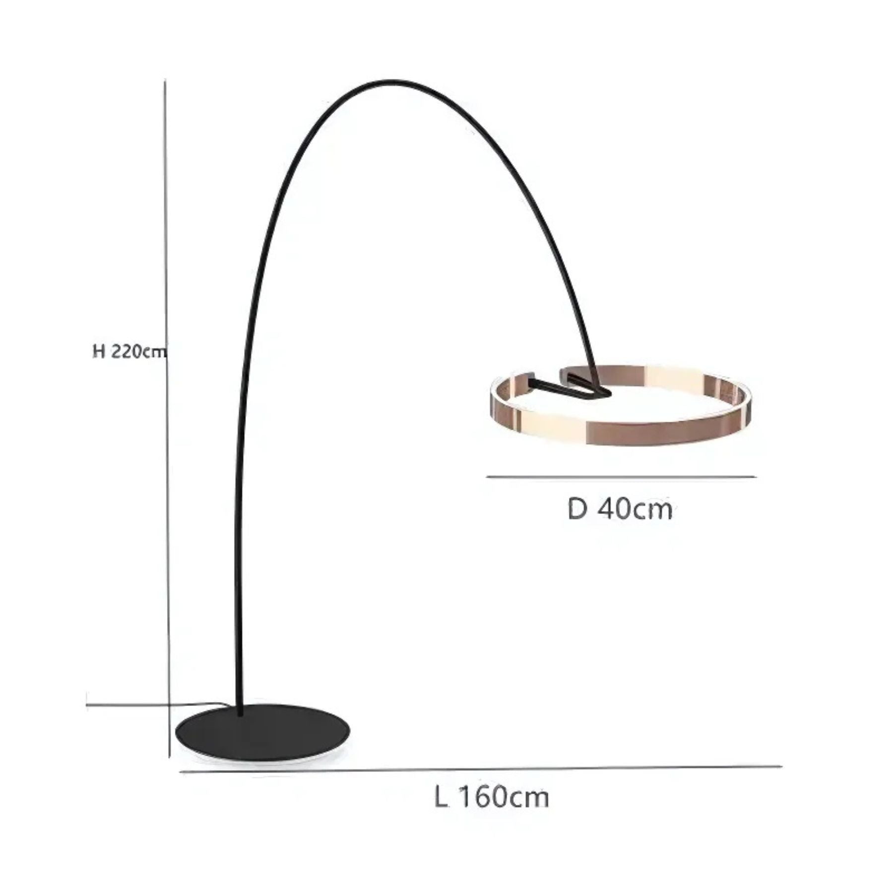 Circlo Booglamp Vloerlamp