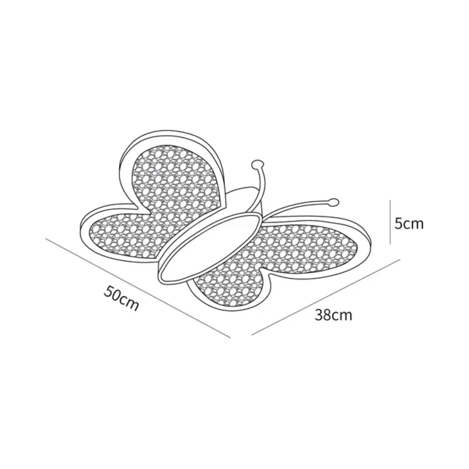 Bollefo Vlinder Planfondlamp