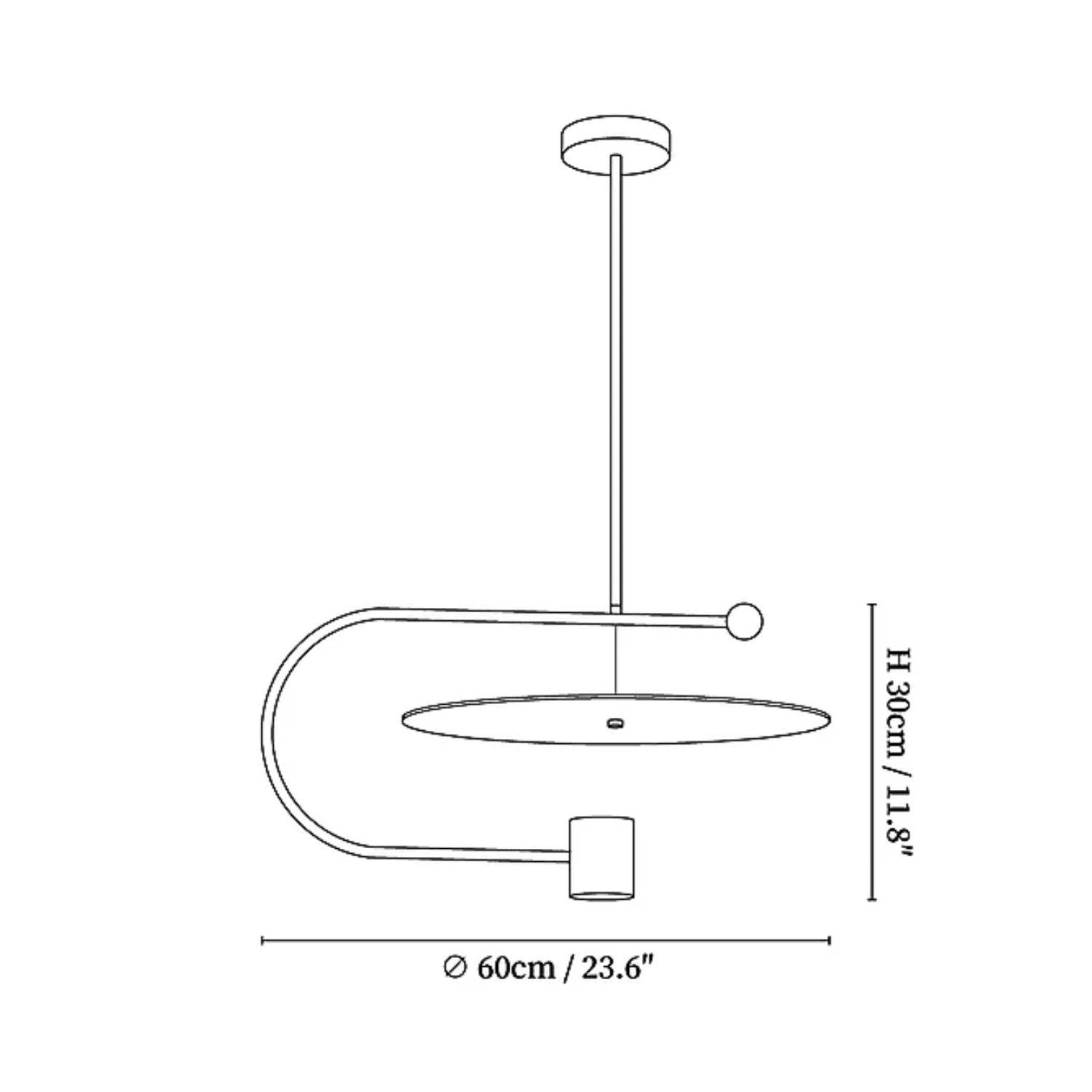 Meliza Disc Hanglamp