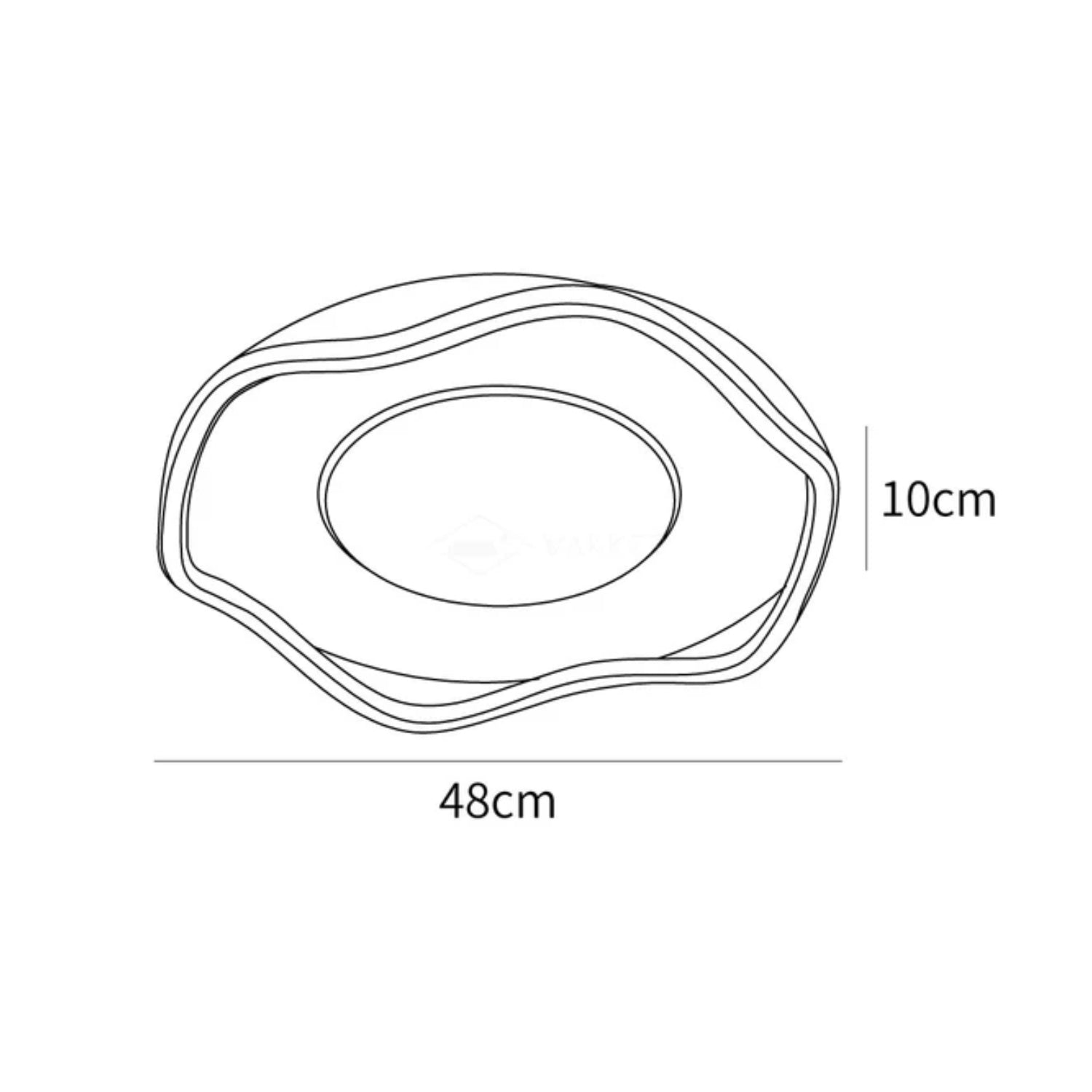 Wovellos Planfondlamp