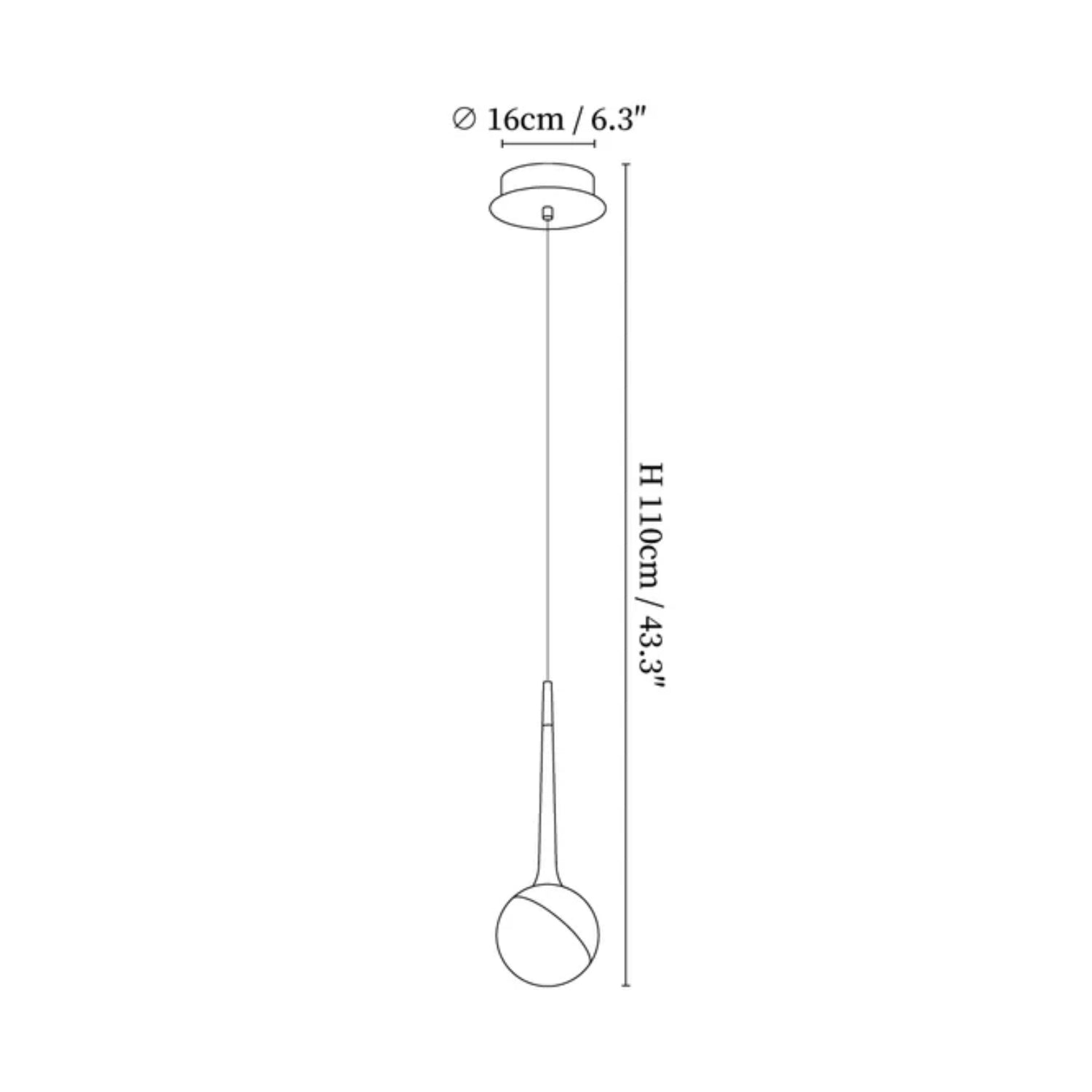 Mossy Drop Houten Hanglamp