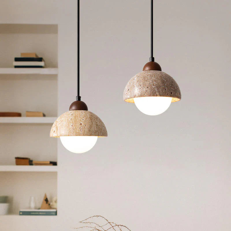 Palenia Travertijnen Hanglamp