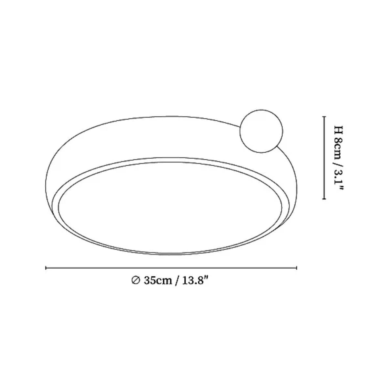 Lecaniva Plafondlamp