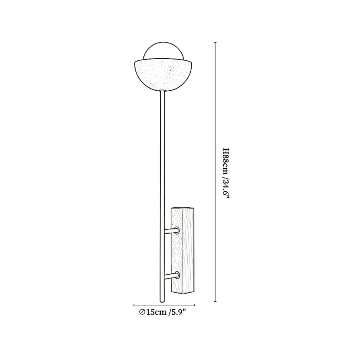 Monvica Wandlamp