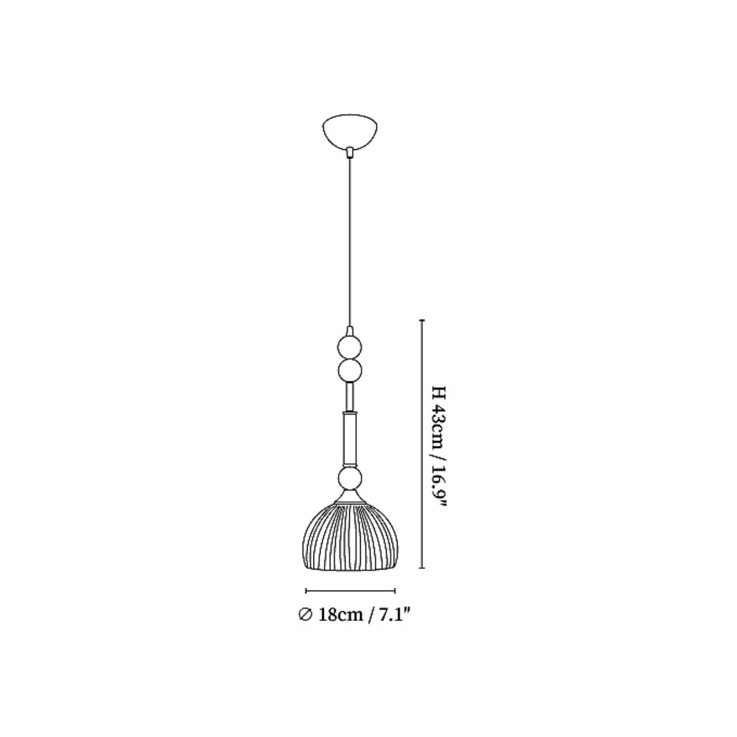 Romea Hanglamp