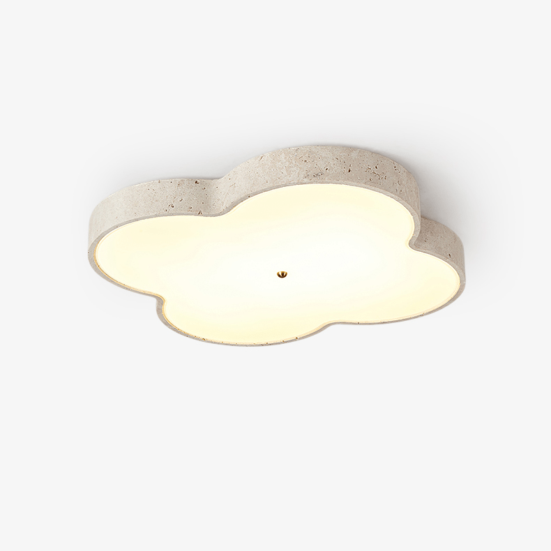 Wolk Design Travertijnen Plafondlamp