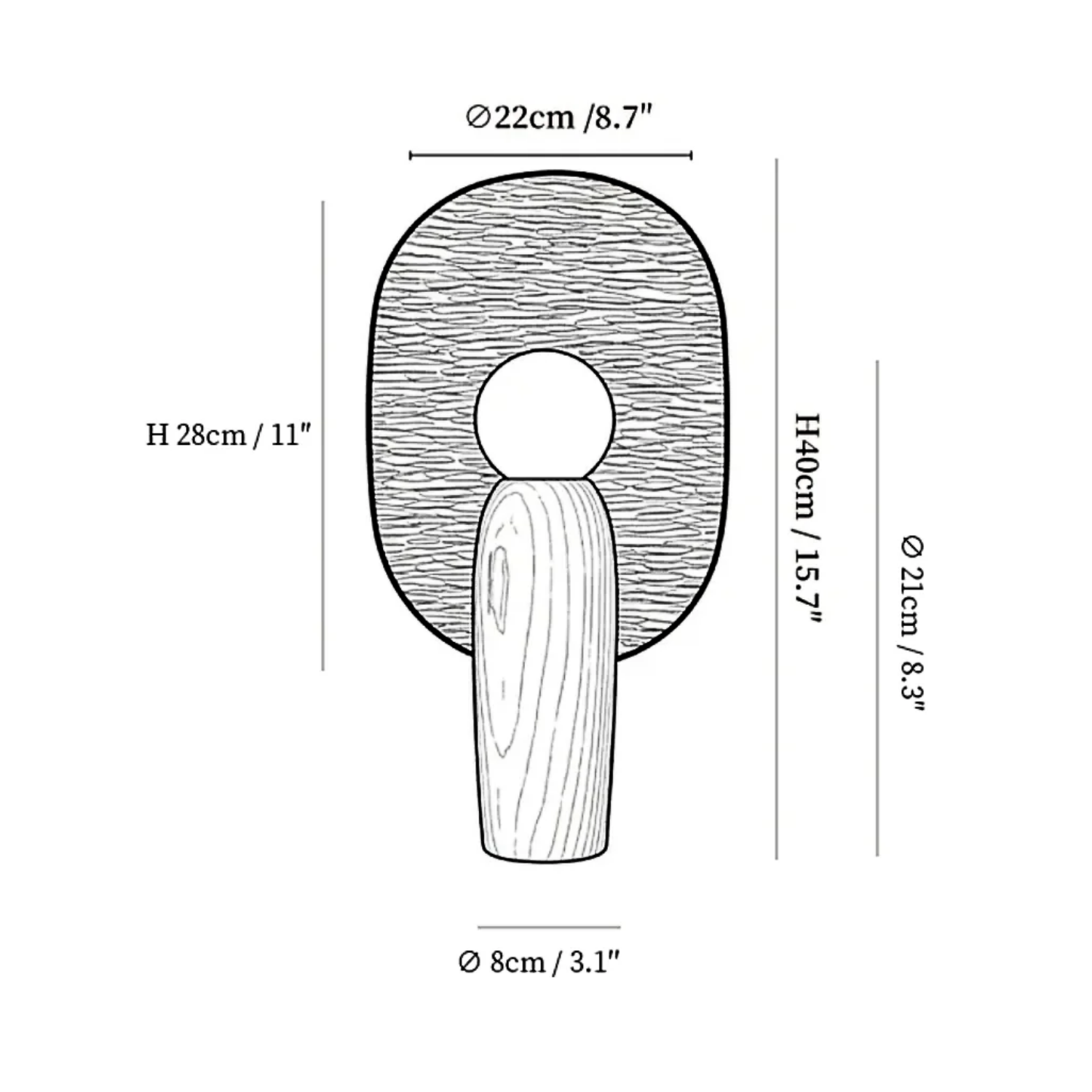 Fospine Tafellamp