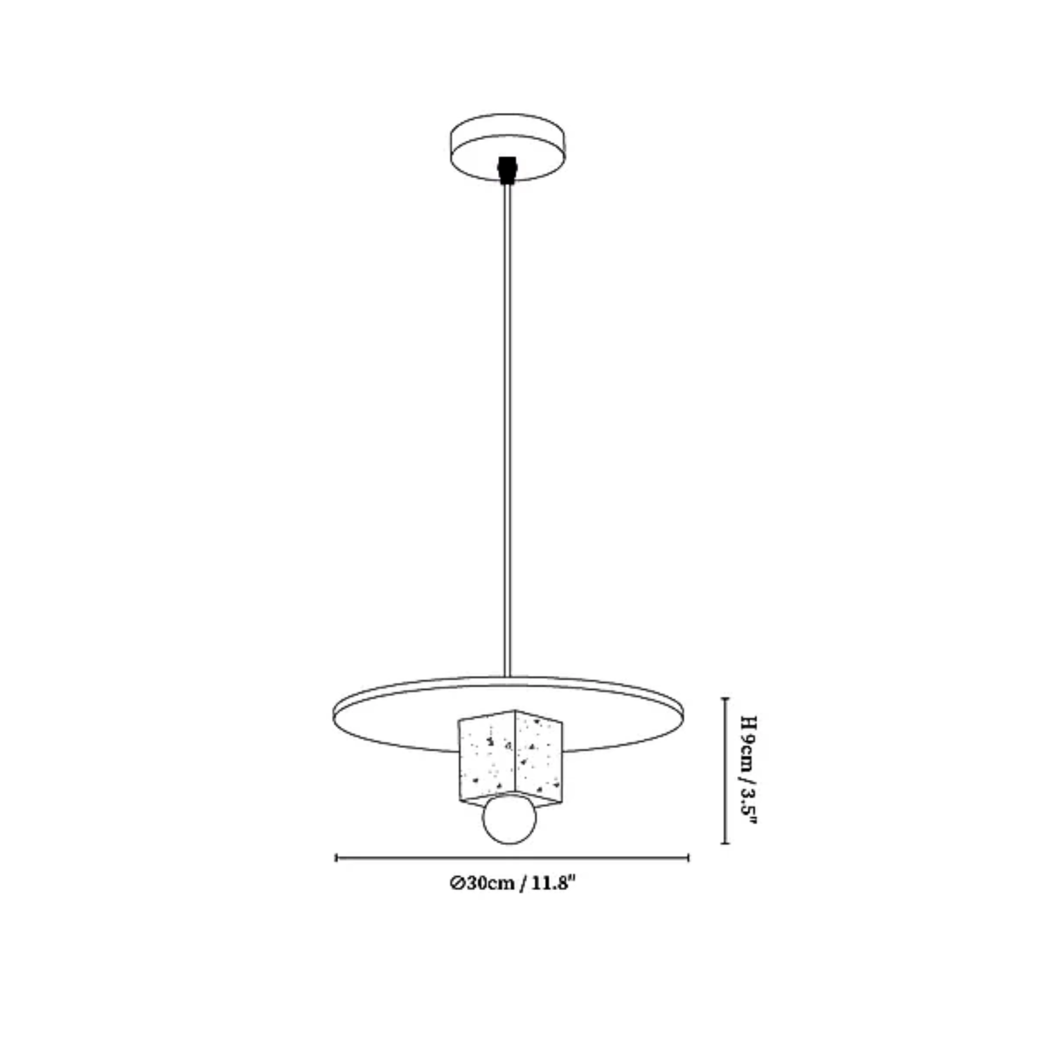 Delto Disc Hanglamp