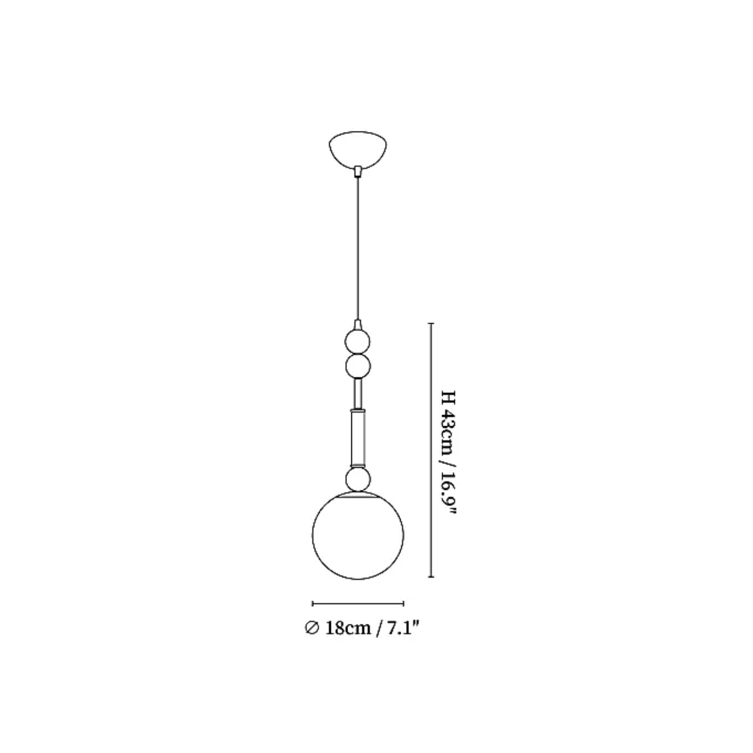 Romea Hanglamp