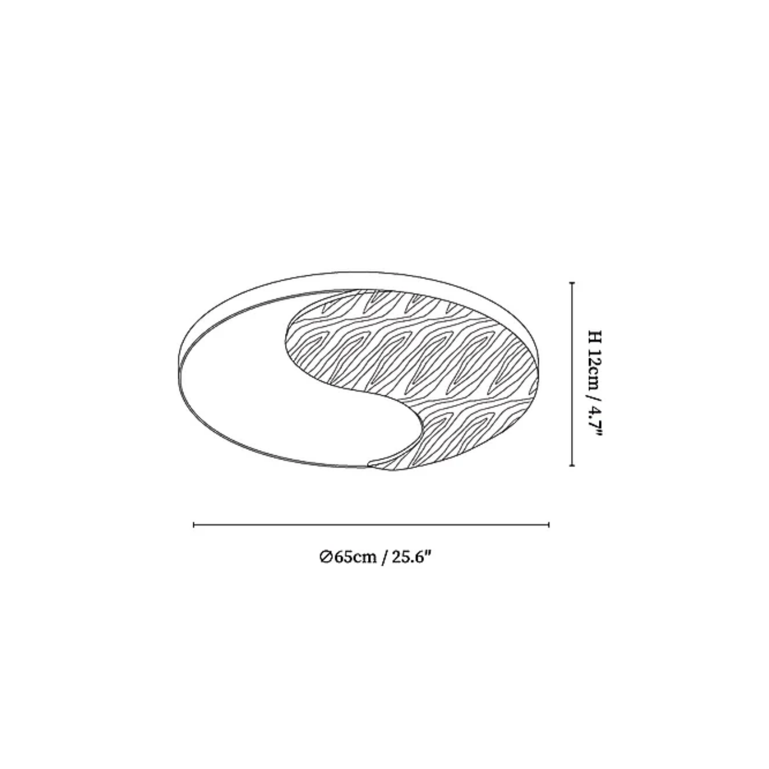 YinYang Design Plafondlamp