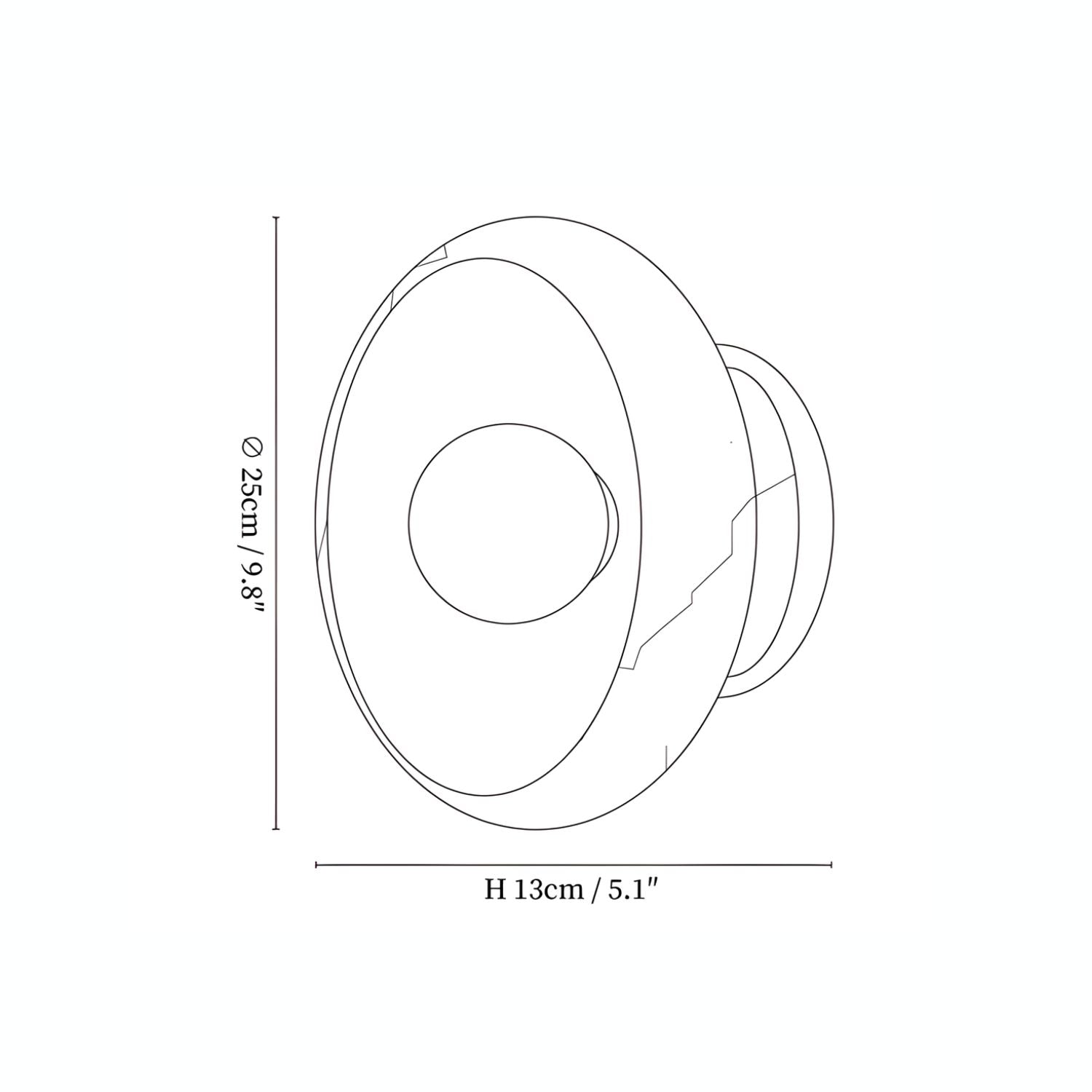 Jeda Marmeren Wandlamp