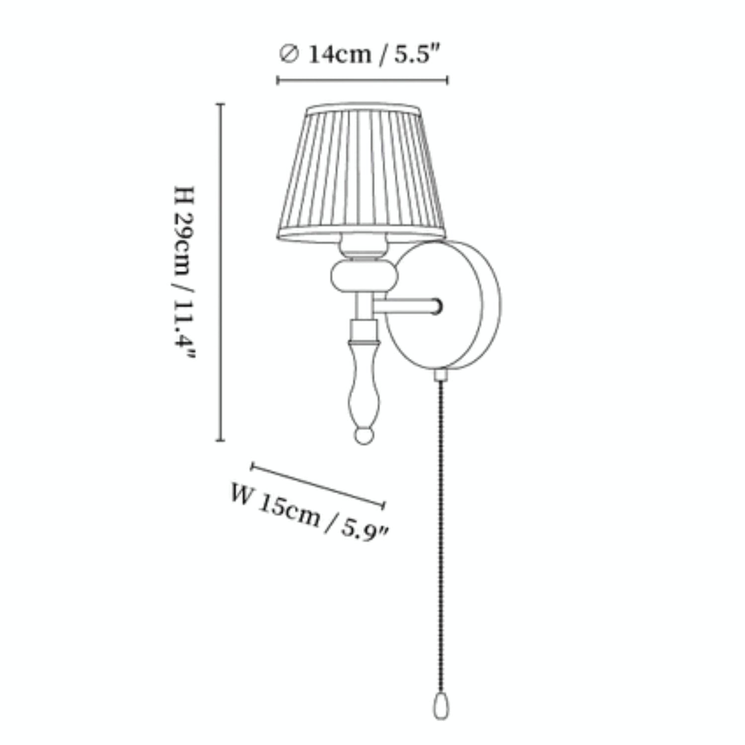 Claredo Wandlamp