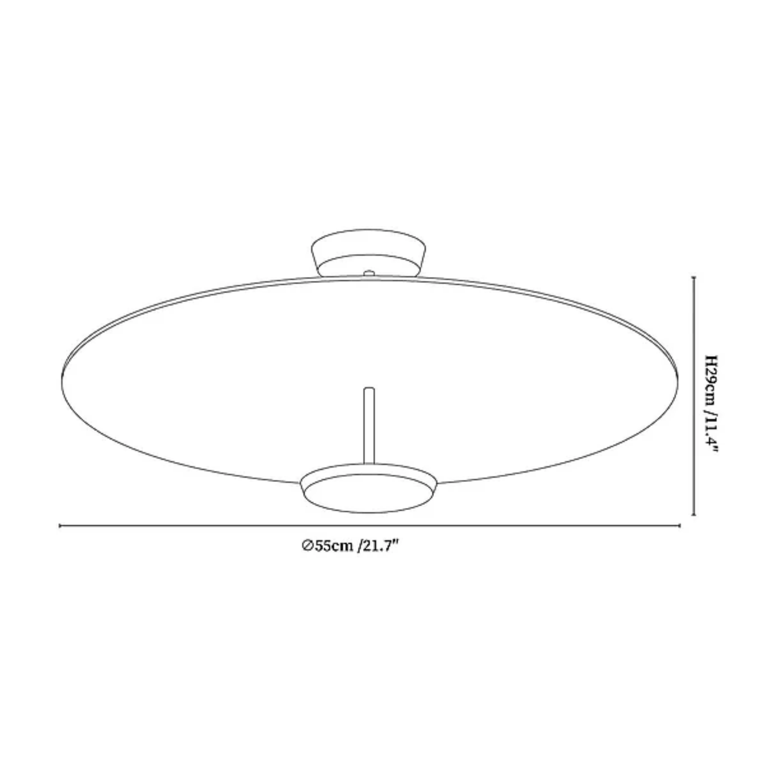 Mio Disc Plafondlamp