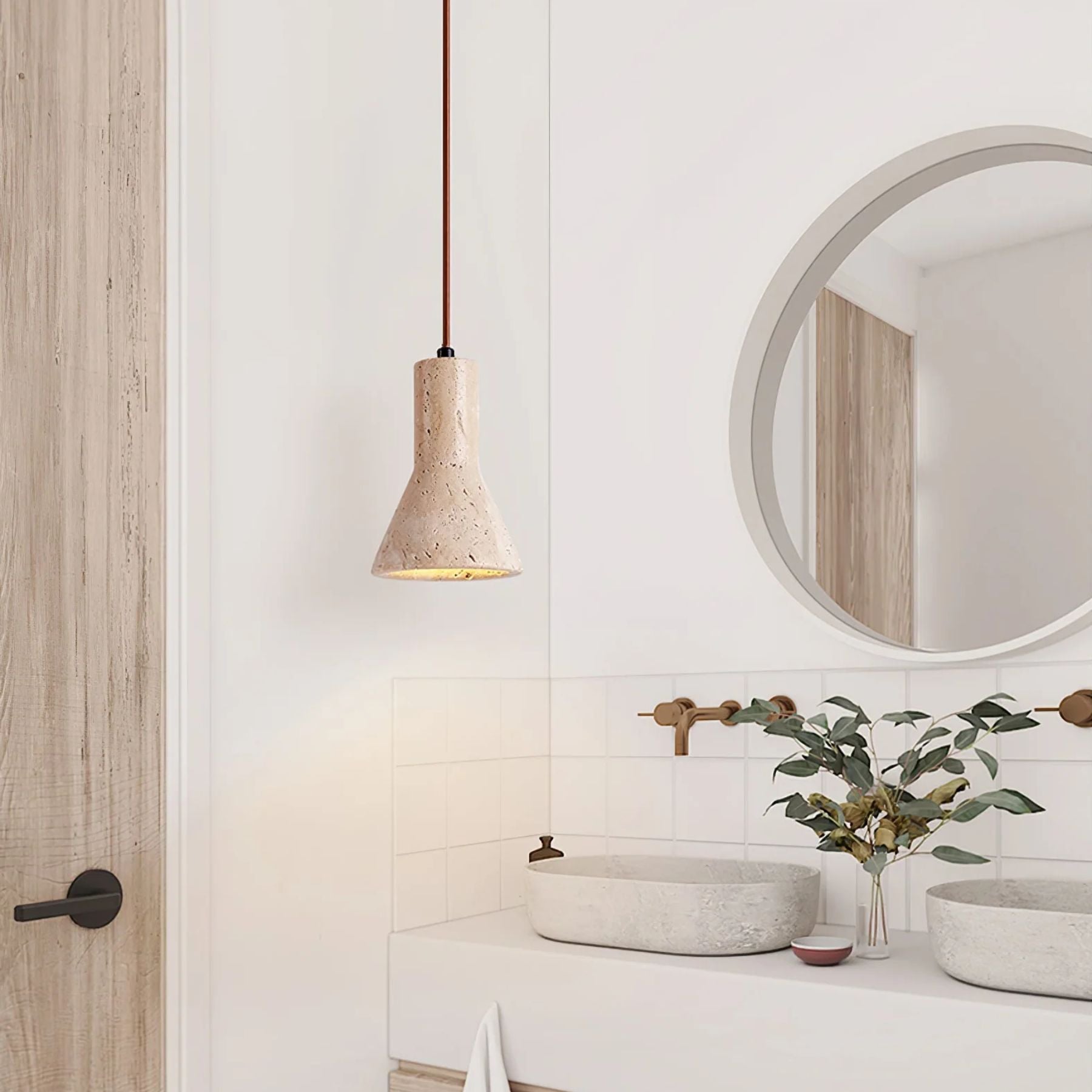 Aeremis Natuursteen Hanglamp