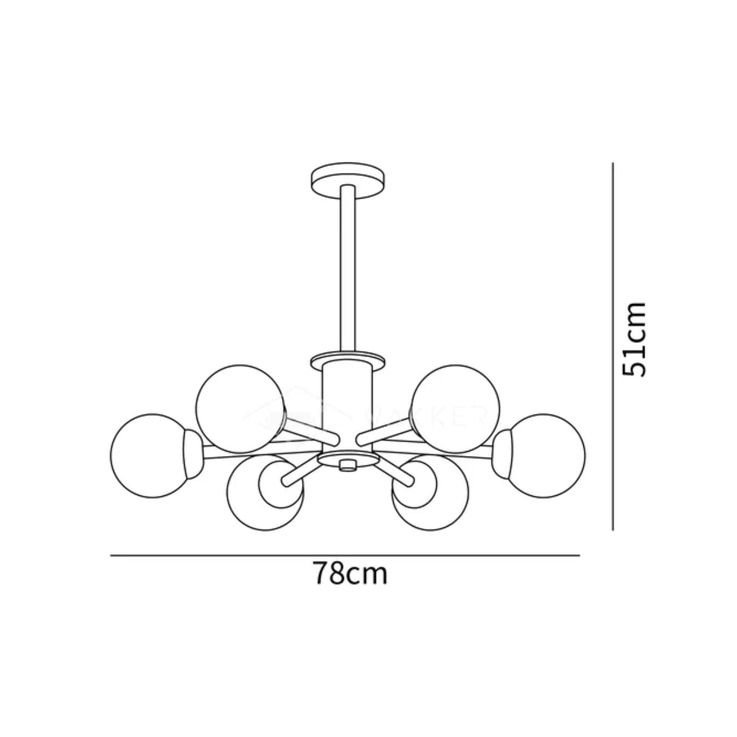Komaze Planfondlamp