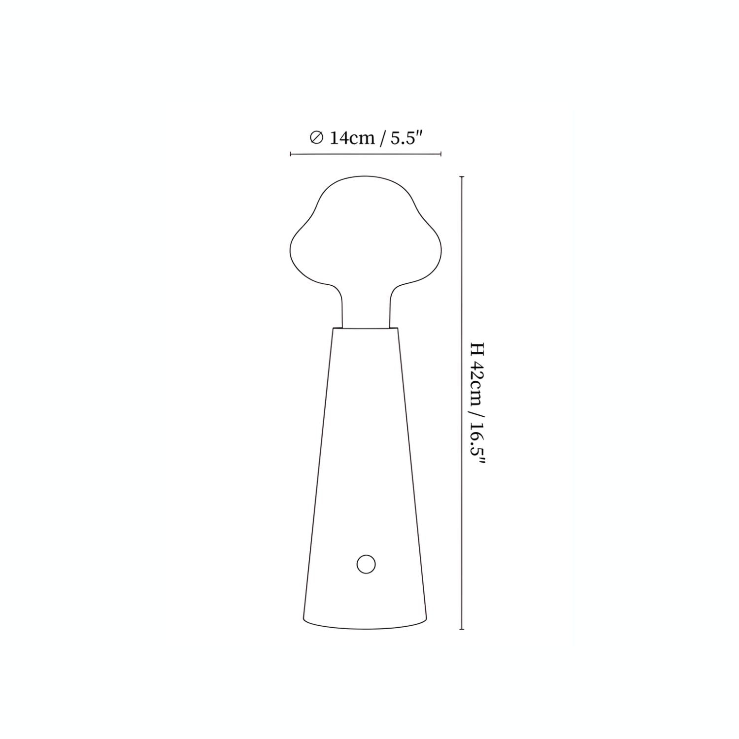 Mooshy Houten Tafellamp