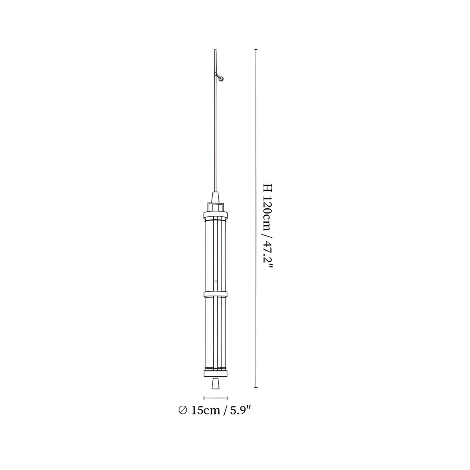 Vorena Verticale Wandlamp