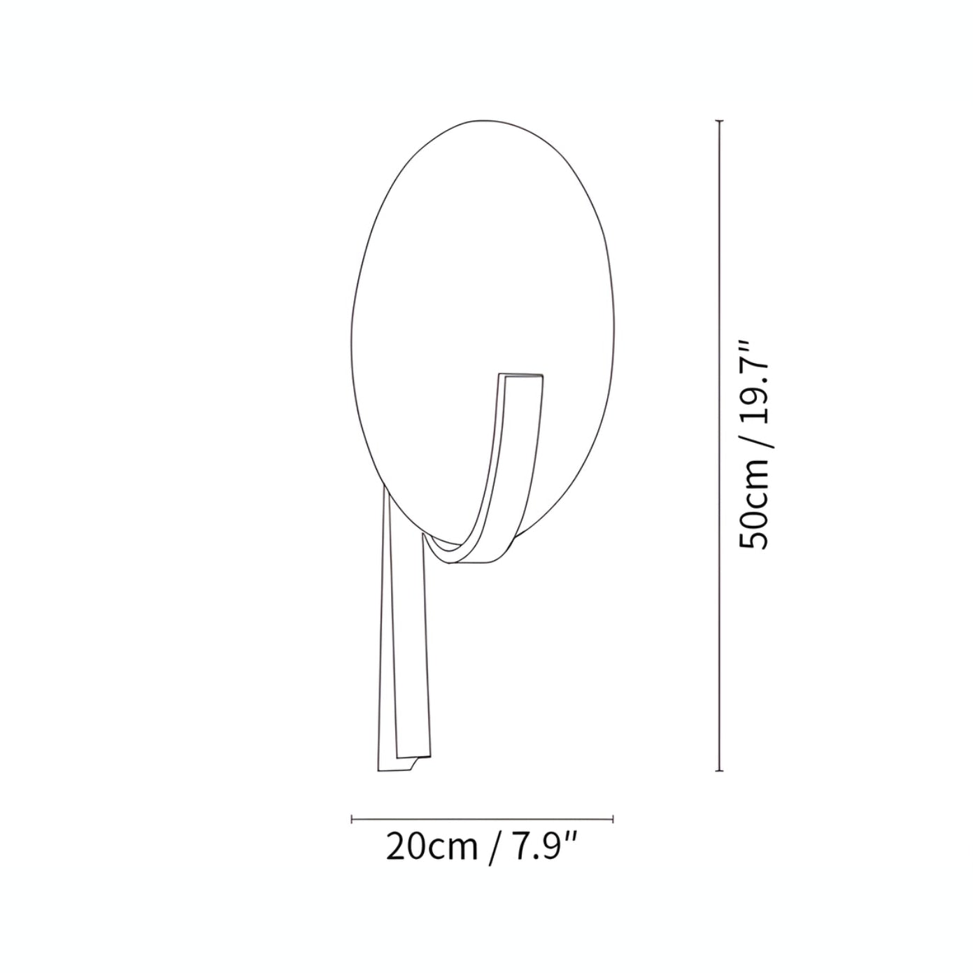 Elosi Albasten Wandlamp
