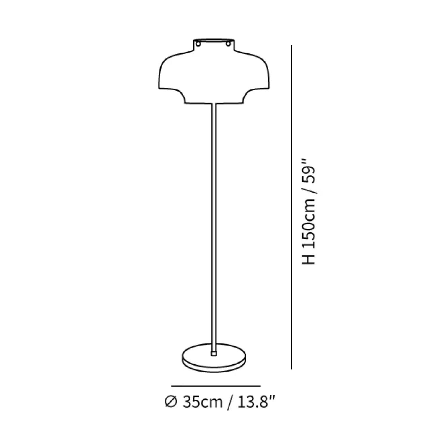 Melizan Vloerlamp