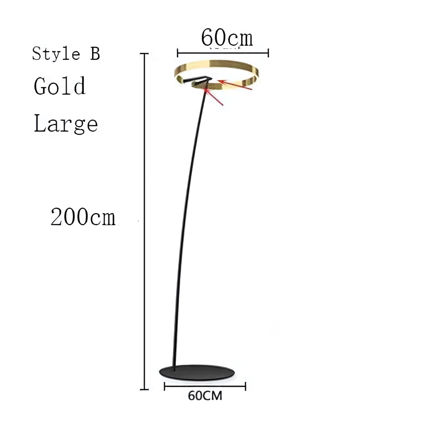Circlo Booglamp Vloerlamp
