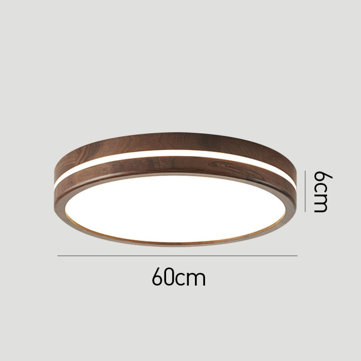 Zoulon Houten Japandi Plafondlamp