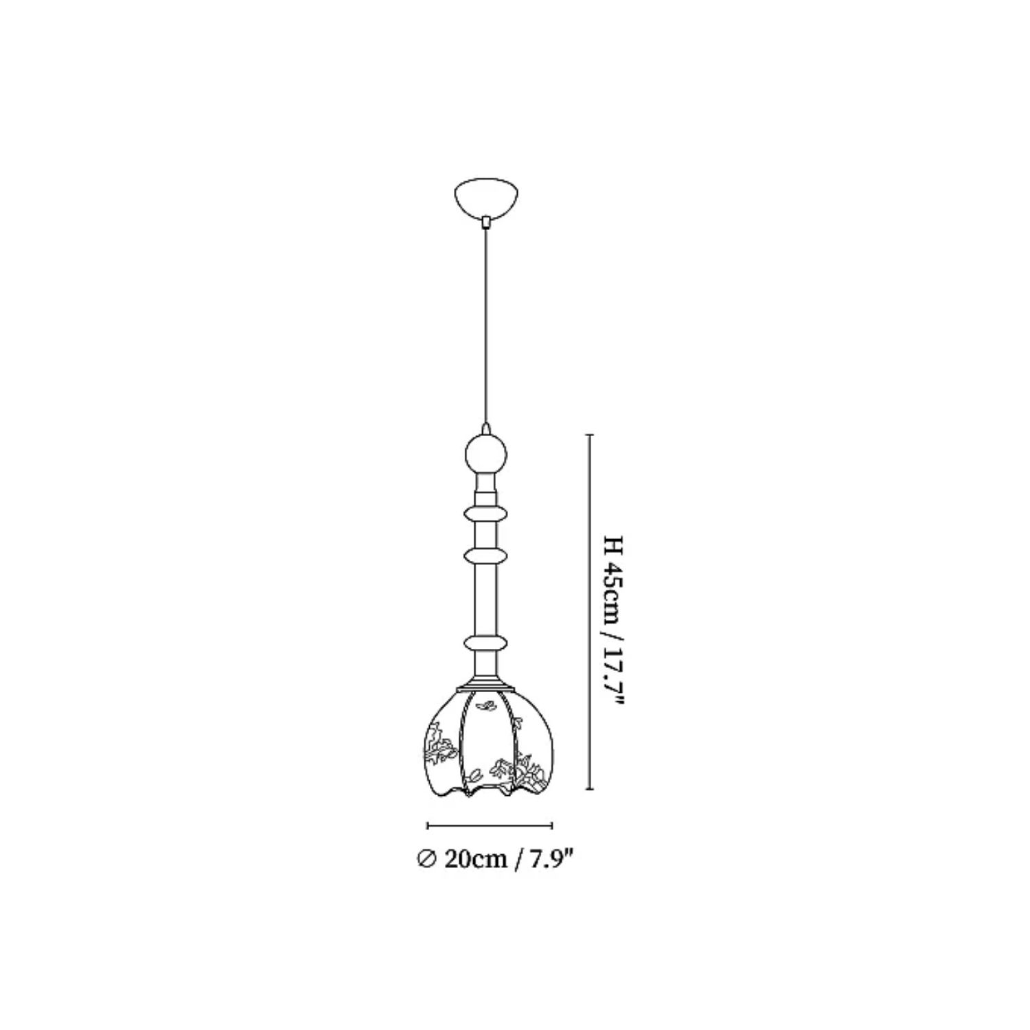 Romea Hanglamp
