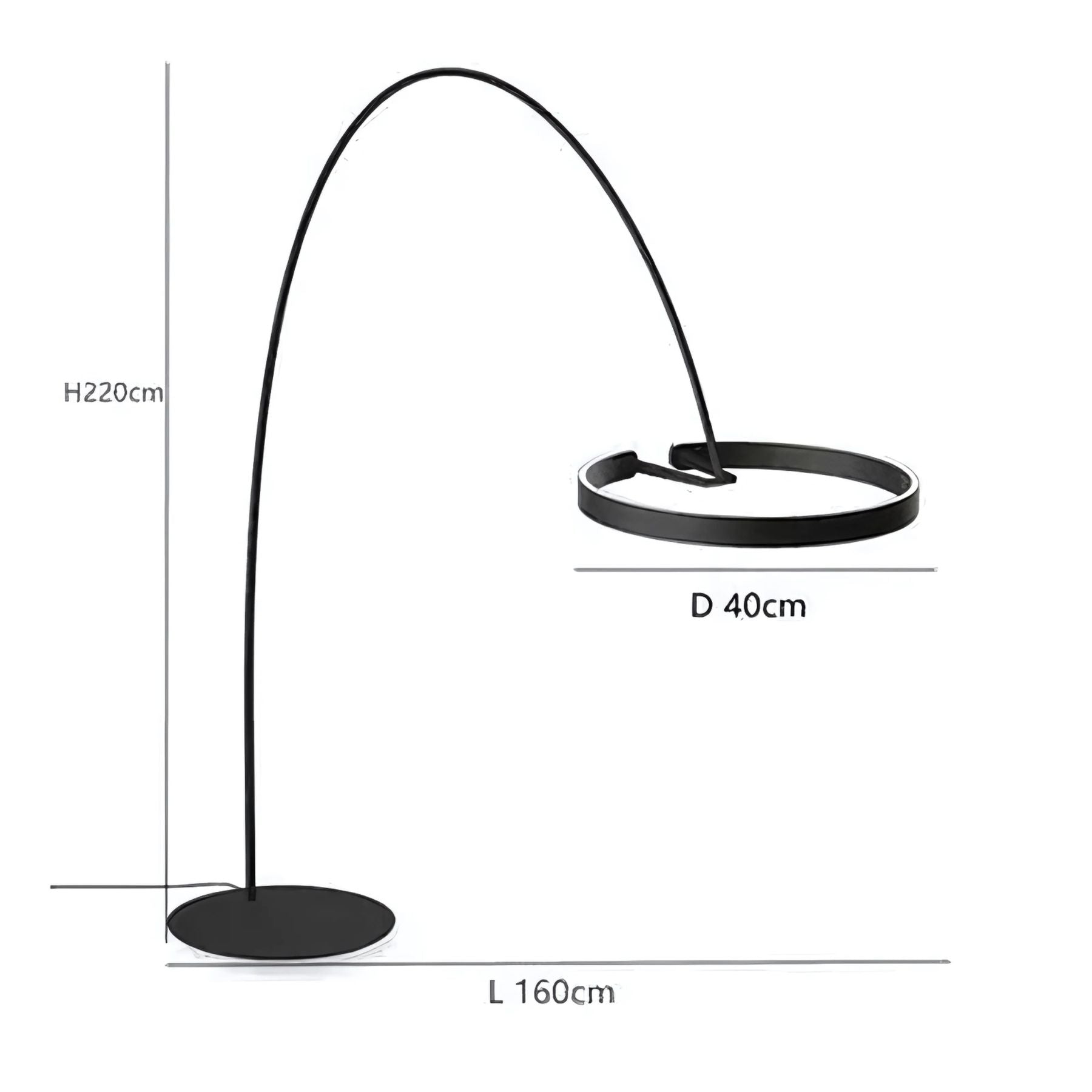 Circlo Booglamp Vloerlamp