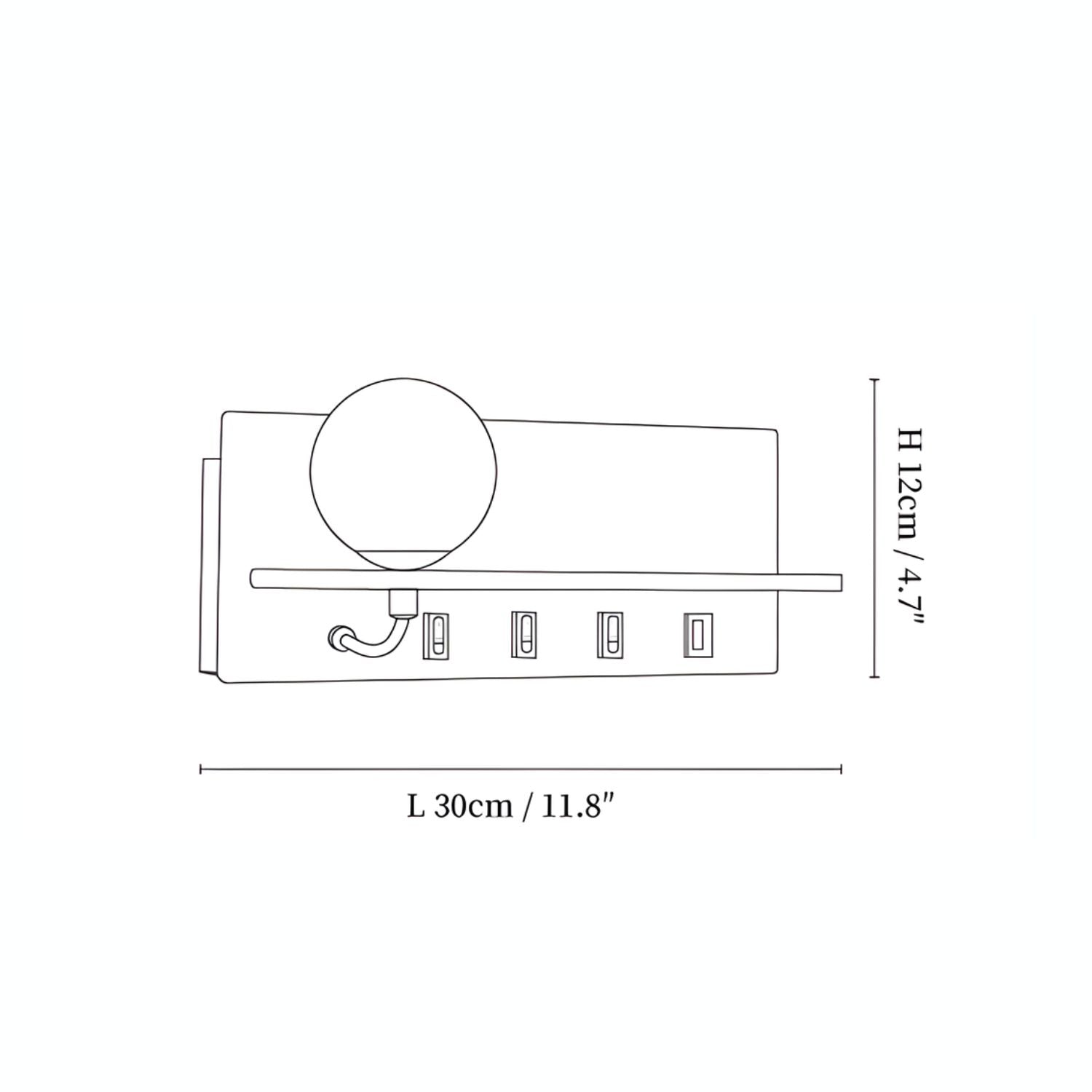 Bomis Wandlamp