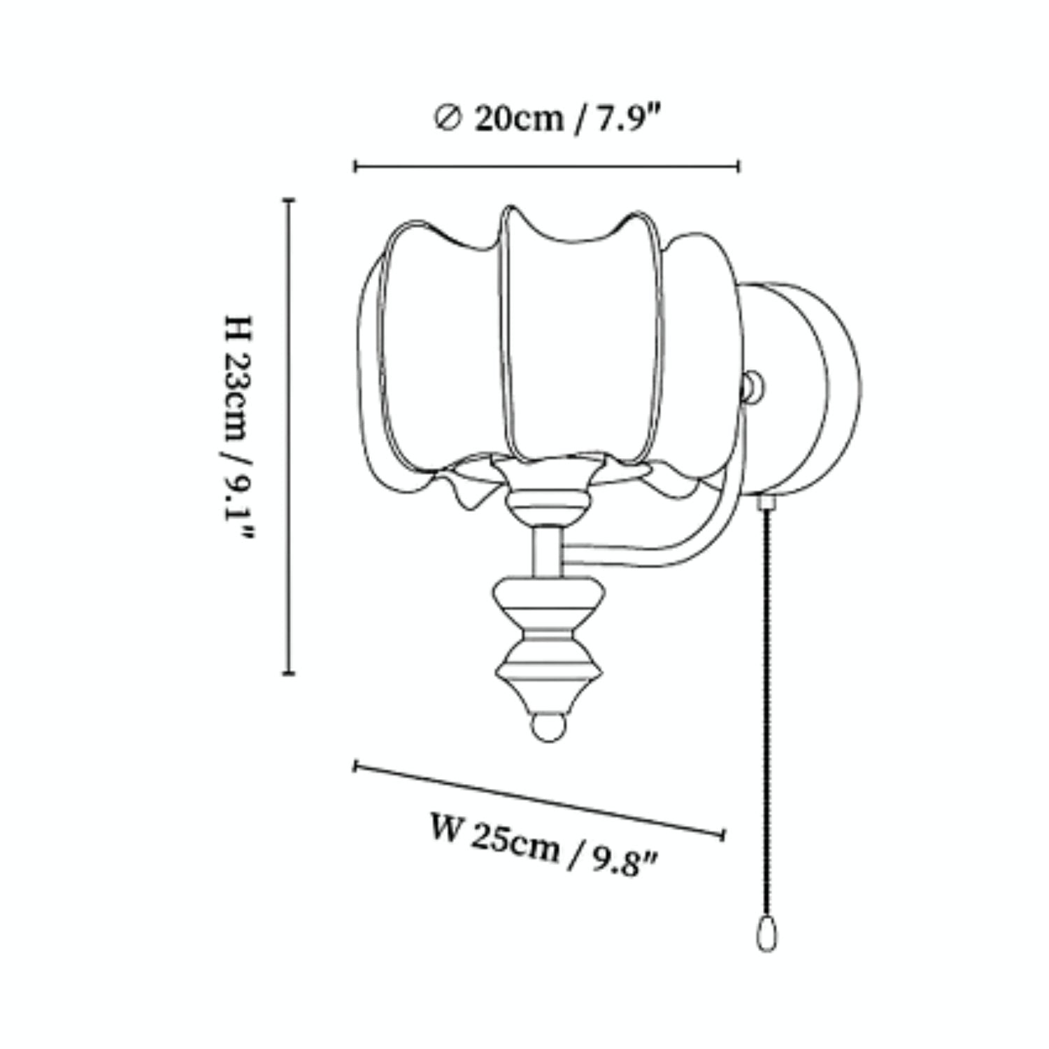 Claredo Wandlamp