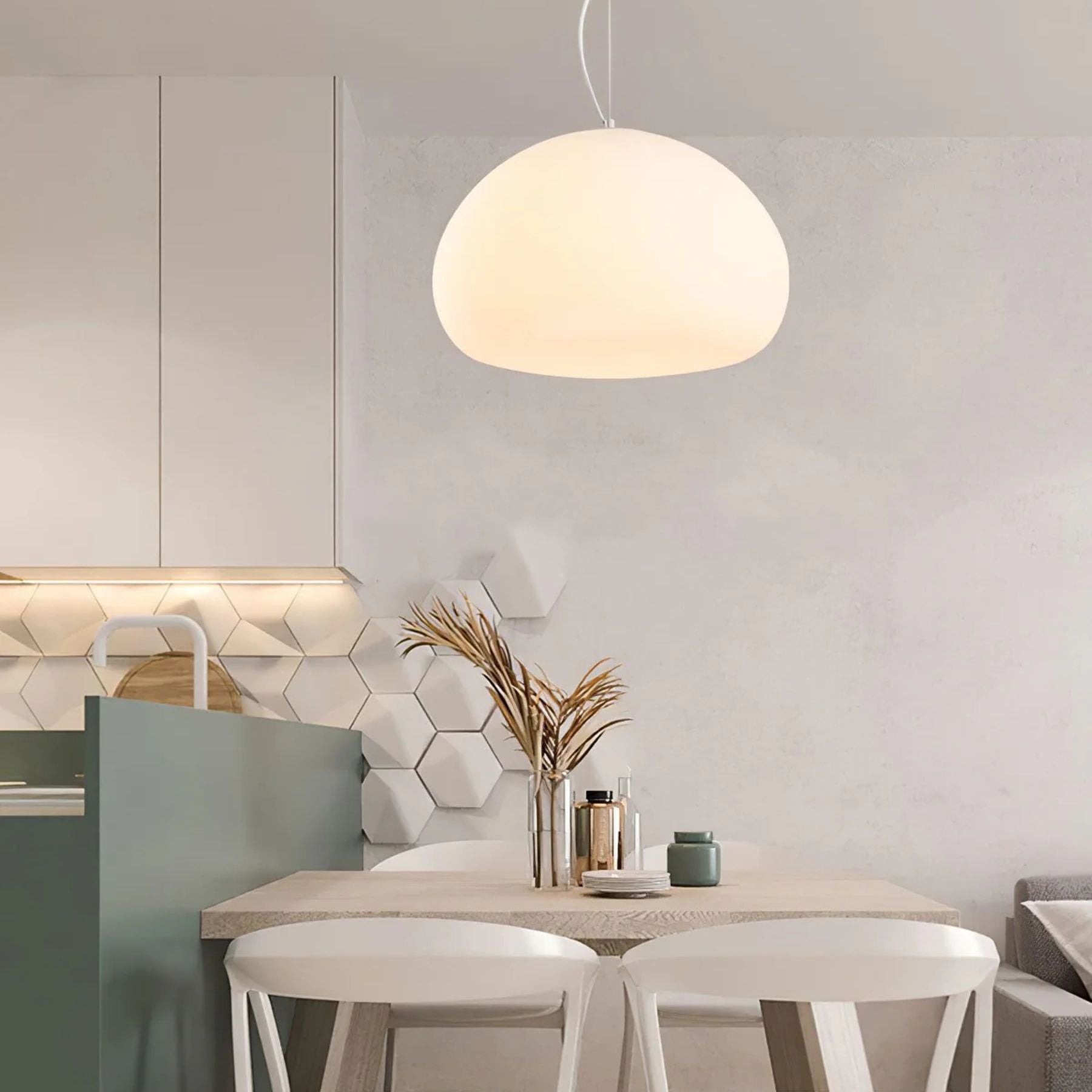Bunsteal Japandi Stijl Hanglamp