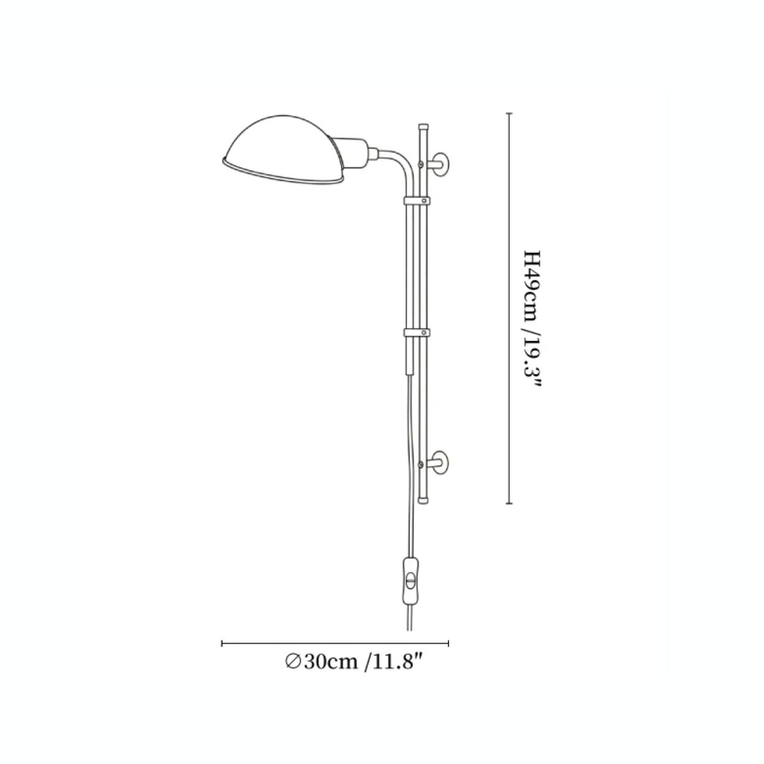 Bosce Wandlamp