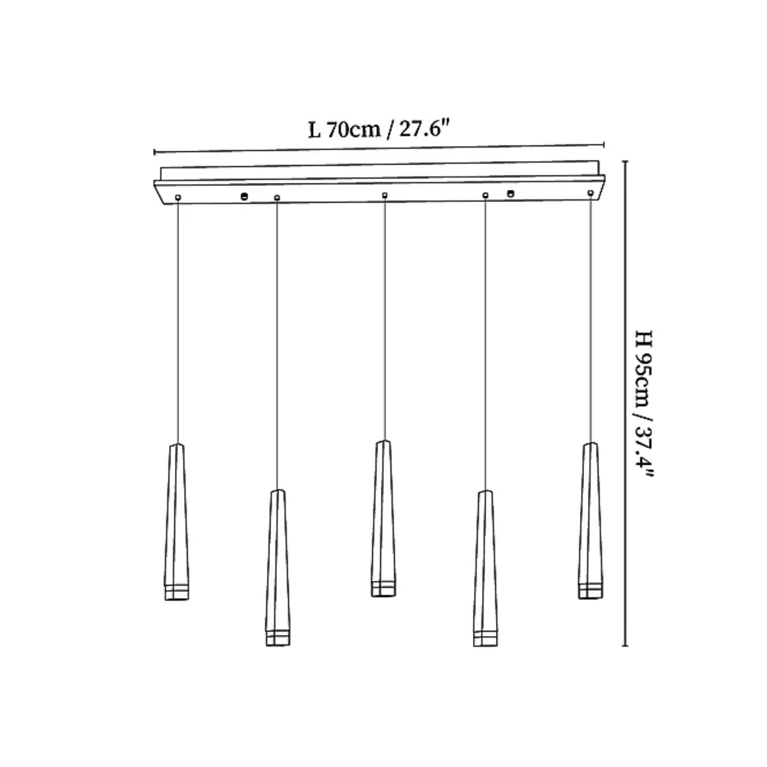 Vuurhoutje Hanglamp
