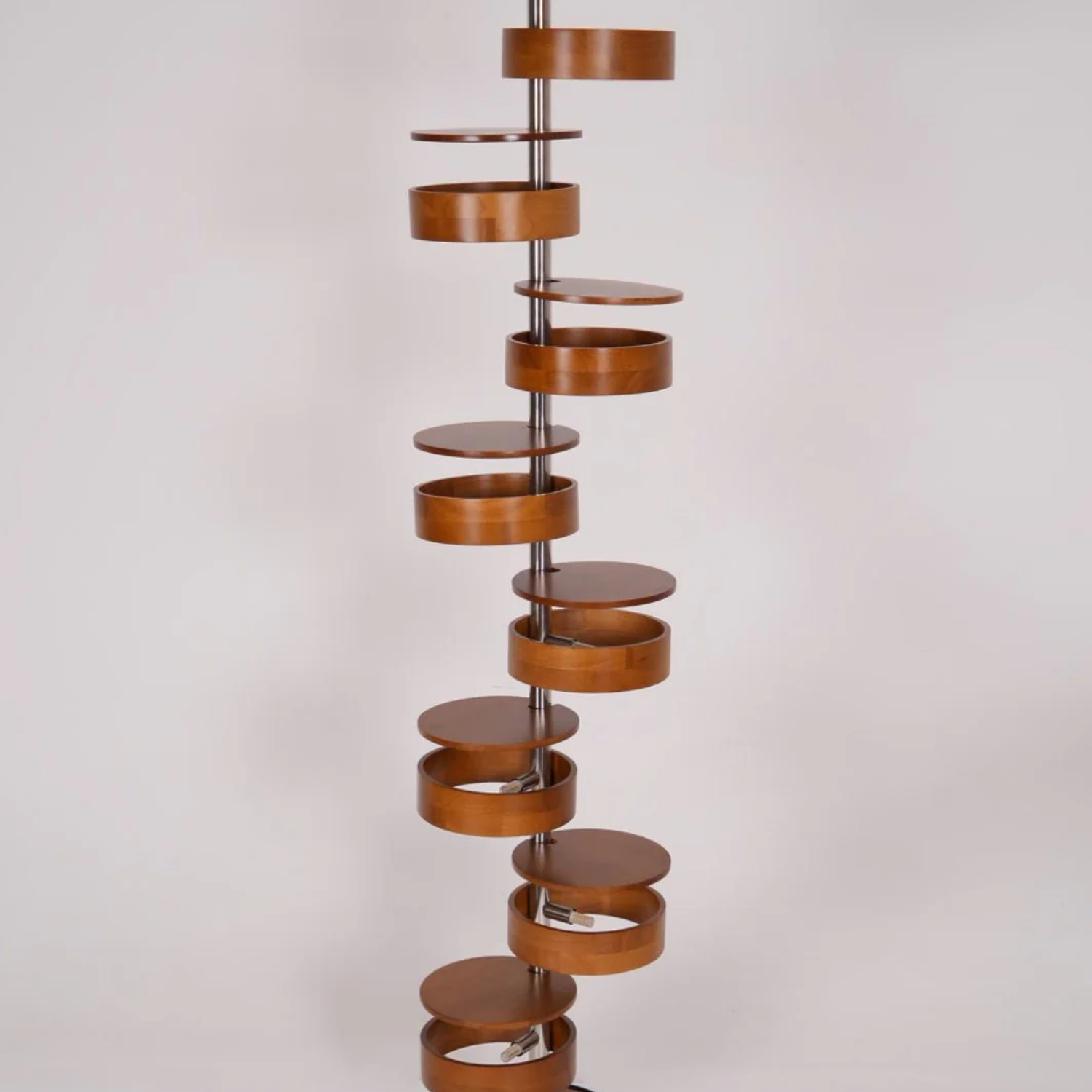 Qenisca Houten Vloerlamp