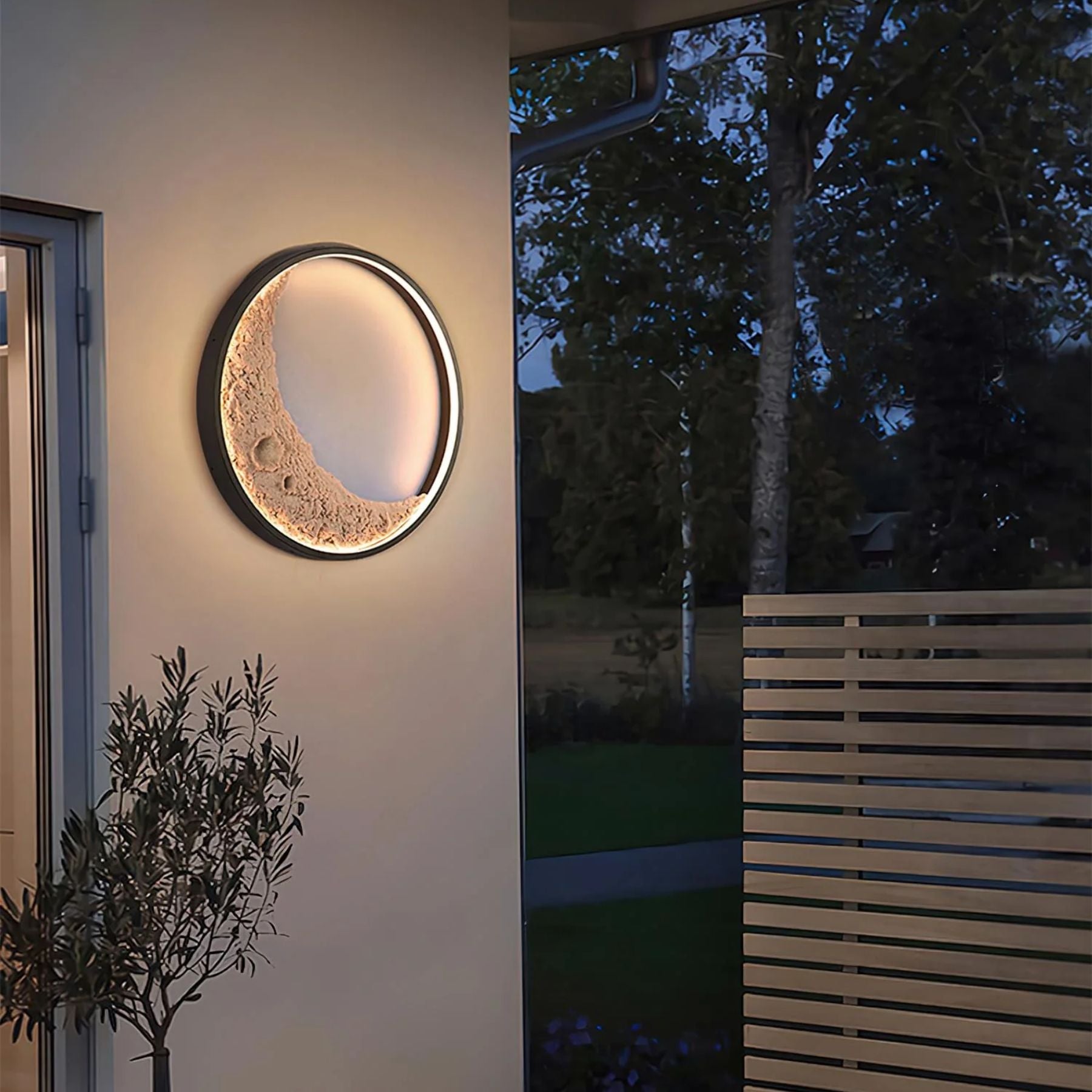 Monisa Maanontwerp Outdoor Wandlamp