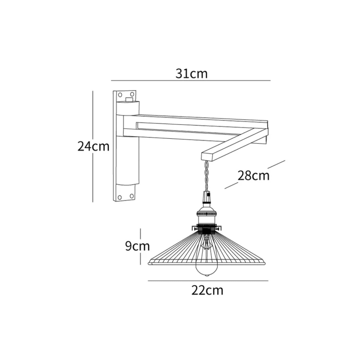 Wamose Wandlamp
