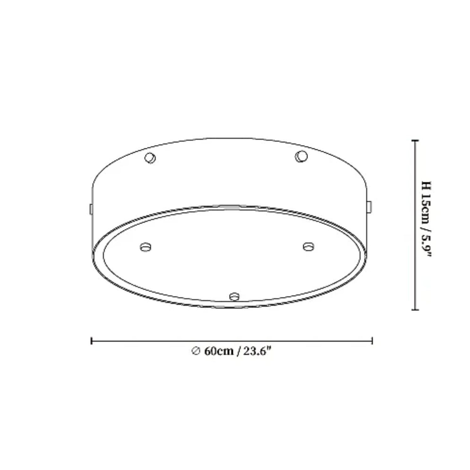Melfisa Plafondlamp